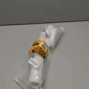 VIVIDA Bathtub Shower Drain Pipe, 1-1/2" Low Profile P Trap Bathtub Fittings, Flexible Flat P Trap Freestanding Tub Drain for Bath and RV, Sealing Tape Included, White, 1 PACK