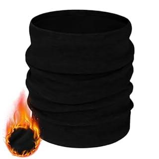 Warmer,Balaclava Face Mask & Soft Fleece neck gaiter Winter Face Cover for Men & Women Outdoor Activities (1, Black)