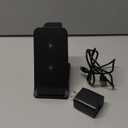 Eazpower Wireless Charger for Thick Cases of 10MM/Otterbox/Heavy Duty, 3 in 1 Charging Dock for iPhone 17 16 15 14 Pro Max, Phone Stand Charging Station for Multiple Devices for Apple Watch/AirPods (Black)