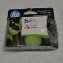 HP 64XL Tri-color High-yield Ink Cartridge for HP Printers | Works with Printer Series: ENVY Inspire 7950e; ENVY Photo 6200, 7100, 7800; Tango | Eligible for Instant Ink | N9J91AN