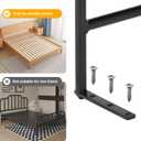 Screw in Bed side Hand Rail Screw into Wooden Bed Board 22" Set of 2
