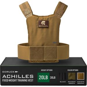 GORUCK Achilles Rucking Weighted Vest for Men, 20Lbs