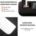 2 x Car Side Pocket Organizer, Adhesive Car Organizers And Storage, Car Glass Holder Stores Small Items Such As Phones, Cosmetics, Coins, Glasses, Keys. Can be Pasted Anywhere (Gray)