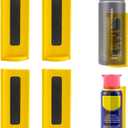 4 Pcs Magnetic Aerosol Spray Can Holder,Powerful Magnet Toolbox Bottle Holder, Spray Can Wall Mount Organizer Paint Can Bottle Rack for Garage,Toolbox, Workspace