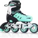 MammyGol Adults Adjustable Inline Skates, Safe and Durable Roller Skates with Giant Wheels, High Performance Professional Skates for Men Women Youth Size: X-Large - Adult (6-8 Men/7-9 Women)