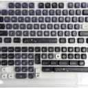 Galaxy Theme 129 Keys GMK MOA Profile DYE-SUB PBT Keycaps with 1.75U 2U Shift for MX Switch Mechanical Keyboards(Galaxy)