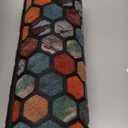 Extra Durable, Superior Absorption, Front Door Mat for Outdoor & Indoor - Welcome Mat for Entryway, Entrance, Patio, Porch - Waterproof, Non-Slip Backing, Coarse Fibers (Hive,18x30)