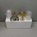 Hardwired Gold Wall Sconces Set of 2, Modern Bathroom Sconces Wall Lighting Vanity Light Fixtures with Clear Glass, Brushed Brass Wall Decor Lights for Mirror Living Room Bedroom Hallway Stairwell