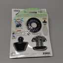 TubShroom Ultra Revolutionary Bath Tub Drain Protector Hair Catcher/Strainer/Snare, Stainless Steel, Stainless Combo, Pack of 2