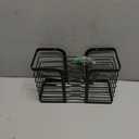 Wall Mount Bathroom Shower Caddy Storage Basket, Black Meta