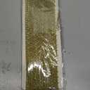 10 Yards Mini Lace Trim for DIY Dollies Sewing Thin 0.29 Inch Ribbon (Gold #01110 Yards)