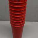 Red Blank Plastic Cups 10 Pack 32 oz 