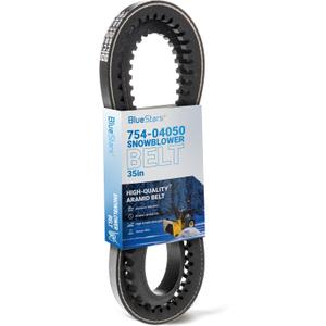 BlueStars 954-04050A 754-04050A Snow Thrower Auger Belt for MTD Craftsman Troy-Bilt Yard Man Snow Blowers, Yard Machines - Replaces 265-249 754-04050 954-04050 | 1/2" x 35"