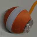 Interactive Cat Toys for Indoor Cats,The 3rd Generation Agile Moving Cat Ball with Elastic Mesh Tail,Automatic Kitten Toys for Bored Indoor Cats,Motion Activated (Orange)