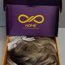 KOME Ash Blonde Highlight Synthetic Lace Front Wig,13x4 HD Lace Glueless Layered Bouncy Blowouts Blonde Wigs for Women Daily Use 26IN#TT4/T2713A