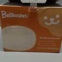 Cat Water Fountain, Battery Operated Wireless Cat Fountain, 122oz/3.6L Pumpless Water Fountains for Cats Indoor with Stainless Steel Tray, Dog and Pet Water Fountain (Pink, Fountain+2 Fliters)