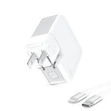 Just Wireless 45 Watt Wall Charger Dual Charger Usb-C , Usb-A