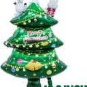 2 x Beaumode 18inch Valentines Day Heart Balloon Set 25pcs Metallic Mylar Balloons for Galentines Day Bachelorette Engagement Birthday Proposal Photo Backdrops Party Decorations (Christmas)