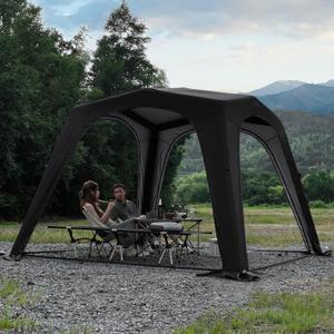 4-6 Person Inflatable Camping Tent Tarp Sun Shelter Blow Up Tent Easy Setup Waterproof Portable Air Canopy House Gazebos for Camping Backpacking Hiking Picnics Fishing