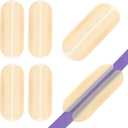 Gatuida 6pcs Bra Strap Pads Mini Soft Silicone Shoulder Pads, Invisible Non-Slip Bra Strap Cushions Holders for Women (Beige)