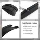 Fuel Tank Straps Isolators with 2.17" OD,EPDM Fuel Tank Strap Separator for Avoiding Metal Strap from Scratching Oil Tanks & Fixation,5.9Ft Semi Truck Accessories Fuels Tanks Isolator