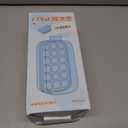 2-in-1 Ice Cube Tray and Storage Container, 18 Cubes, Ice Cube Tray with Lid and Bin,Ice Cube Trays for Freezer,Stackable with Storage Iced Bucket Kits, for Soup, Food, Cocktail, Coffee