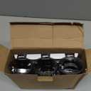 Shampoo and Conditioner Dispenser, Pollock Shower Soap Dispenser 3 Chamber No Drill, Wall Mounted Shampoo Body Wash Conditioner for Bathroom Large Capacity Silver