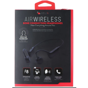 HELIX AIR WIRELESS BONE CONDUCTION HEADPHONES, Black