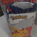 Franco Kids Bedding Super Soft Comforter and Sheet Set, 4 Piece Twin Size, Pokemon