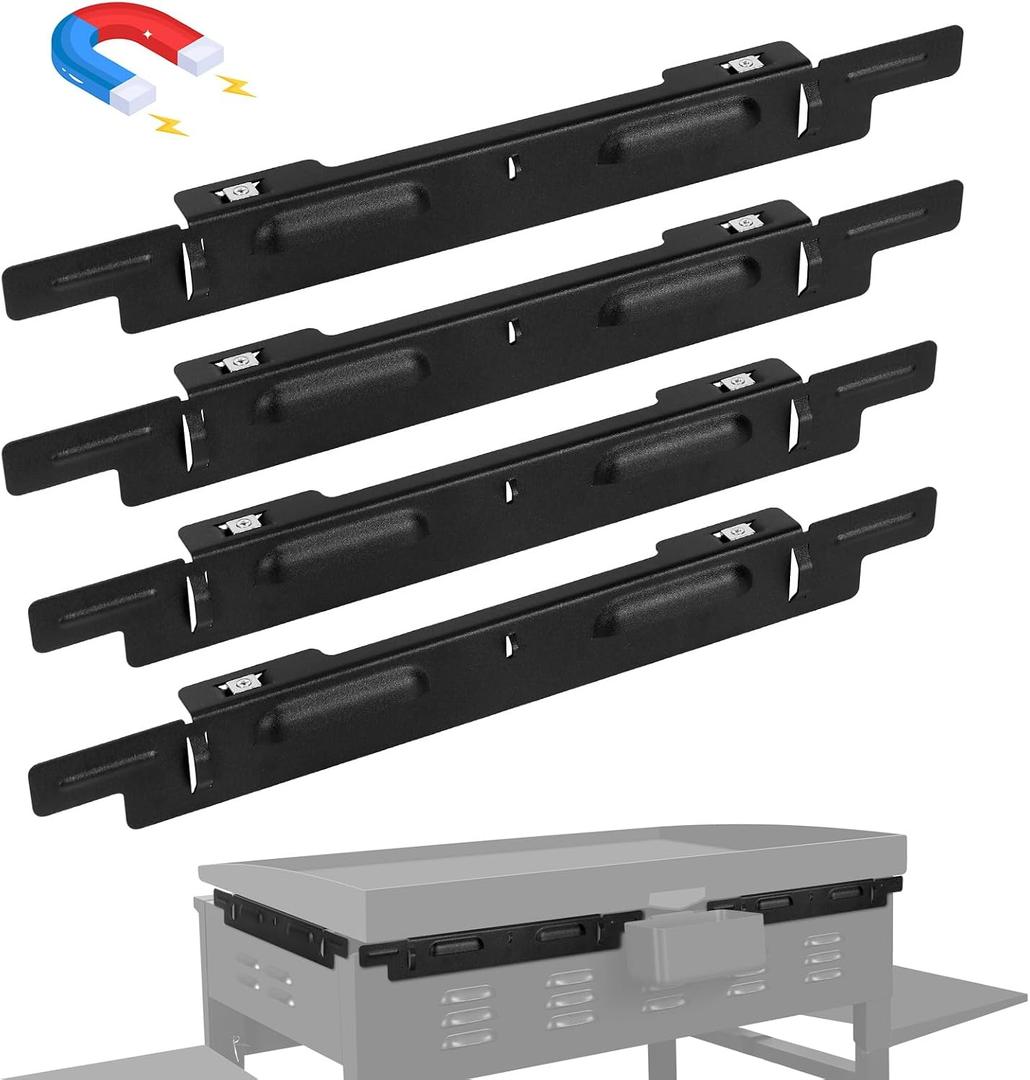 2 x JUST RUN Upgraded Wind Guards for Blackstone 36" Griddle, Blackstone Griddle Accessories, Metal Wind Guards with Magnets to Keep Flame