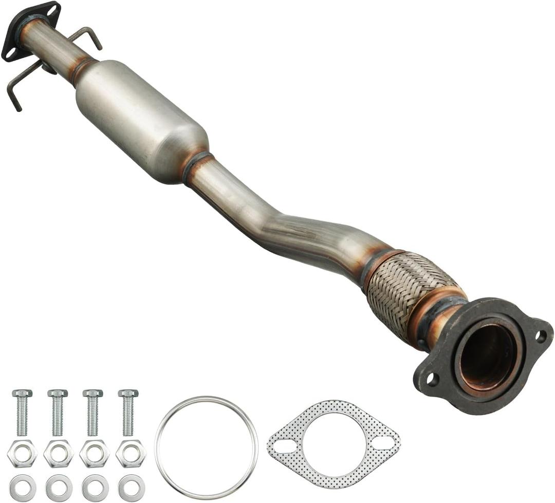 PHILTOP Catalytic Converter Stainless Steel Direct-Fit Replacement For 1997-2005 Century 3.1L, 2000-2005 Impala/Monte Carlo 3.4L, 1997-2003 Grand Prix 3.1L Replace 54626, 642525, 50322 (EPA Compliant)