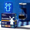 Dutch Bros Flavored Coffee Variety Pack, 32 Count, Medium Roast, Single Serve Coffee Pods for Keurig K-Cup Brewers (EXP 09/12/27)