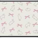 CASETiFY Impact MacBook Air 13" (M1/Intel) Case [Cushioned Impact Corners/Scratch-Resistant/Anti-Slip Grip] - Rabbit Ribbon - Clear Black