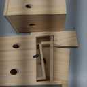 Carpenter Bee Traps for Outside 2PACK Durable, Weather-Resistant, Eco-Friendly Wooden Wasp Trap for Outdoor Use