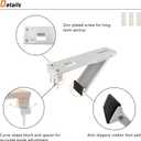 LBG Products AC Window Air Conditioner Bracket Light Duty Support Up to 85 lbs, Designed for 5,000 to 8,000 BTU Universal A/C Unit (LBW-S)
