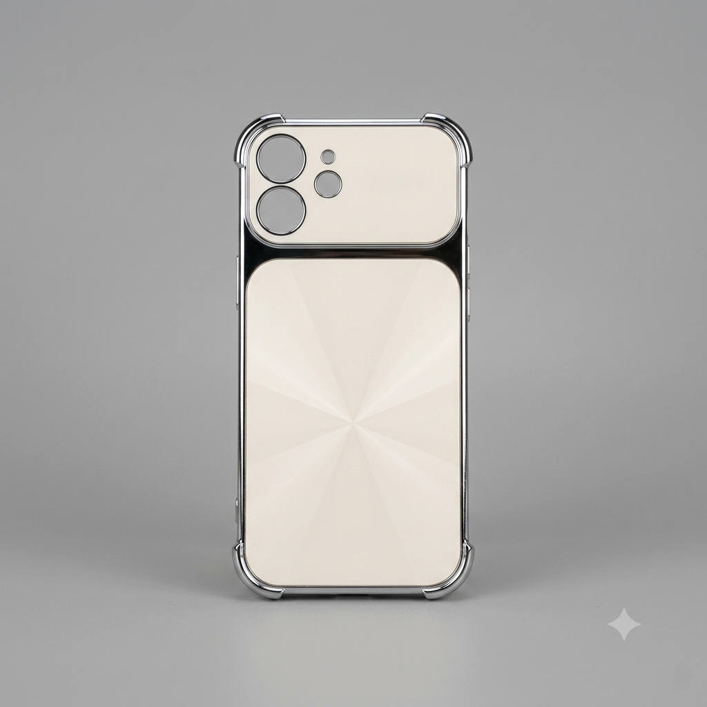 MAKAVO Magnetic for iPhone 16 Pro Max Case, Compatible with MagSafe, Built-in Camera Lens Protector, Logo View, Military Grade Drop Protection Phone Cover, Titanium Gray