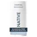 Native Deodorant Contains Naturally Derived Ingredients, 72 Hour Odor Control, Deodorant for Women and Men, Aluminum Free, Charcoal 2.65oz
