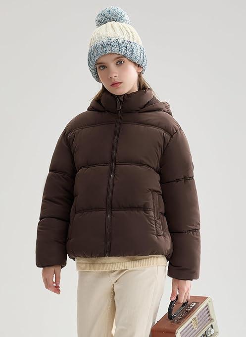 SOLOCOTE Jacket for Boys Girls Size 9Y Color Brown
