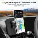 Karltys Magnetic Phone Holder for Hyundai Sonata Kona 2024-2025 2026 & Ioniq 5 2022-2025 2026 & Ioniq 9 2026 Phone Mount Magnetically Attaches to Metallic Dashboard