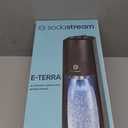 SodaStream E-TERRA Sparkling Water Maker (Black) with CO2 and Carbonating Bottle