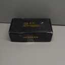 1" Low Profile Casters Wheels for Furniture Small casters Soft Rubber Caster Swivel with Locking Top Plate Castors 110 Lbs Load Capacity Casters Set of 4 Rolling Smooth (2 with Brake and 2 Without)