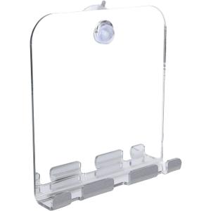 Dioche Fogless Bathroom Shaving Mirror - Shatterproof Square Anti-Fog Mirror with Hook for Convenient Grooming - Perfect for Shower Use