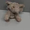 Hopearl Adorable Plush Calf Elephant Toy Floppy Elephish Ultra Soft Stuffed Animal for Boys Girls Kids Toddlers, Gray, 9''