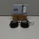 Amazon Basics Stereo 2.0 Speakers for PC or Laptop, 3.5mm Aux input, USB-Powered, 1 Pair, Black