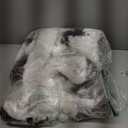 PLUUSHUU Faux Fur Throw Blanket for Couch, Fluffy Fuzzy Plush Bubble Blanket, Soft Warm Cozy Shaggy Rabbit Blanket, Luxury Decorative Gifts for Sofa Bedroom Living Room, 60x50inch (Cow Print - Brown)