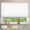 MYshade Cordless Light Filtering Cellular Shades for Indoor Windows, Honeycomb Window Blinds with Daytime Privacy, Easy Lift Shades for Bedroom, Living Room & Home Office, White, 36.5" W x 72" H