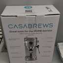 CASABREWS 5418 PRO Espresso Machine 20 Bar, Upgraded Espresso Maker with Powerful Steam Milk Frother, Stainless Steel Coffee Machine with Fast Heating System for Cappuccino, Latte, Silver