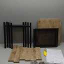 Tall Side Table Set of 2, 30 inch High End Table, Small Entryway Table, Bedside Table for Living Room, Bedroom, Office, Greige