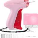 Stitch Gun for Clothes Comes with 6 Fine Needles,4000 Pcs Micro Fasteners(2000 White & 2000 Black).Stitch Gun Quick Clothing Fixer,Speedy Clothing Fixer (Pink)