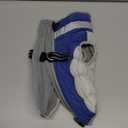 FUAMEY Dog Coat for Small Dogs, Waterproof Dog Winter Jacket with Harness Built in Puppy Cold Weather Coats Reflective Pet Vest with Zipper Warm Fleece Dogs Snowsuit Windproof Blue XS (XS(chest:14in))